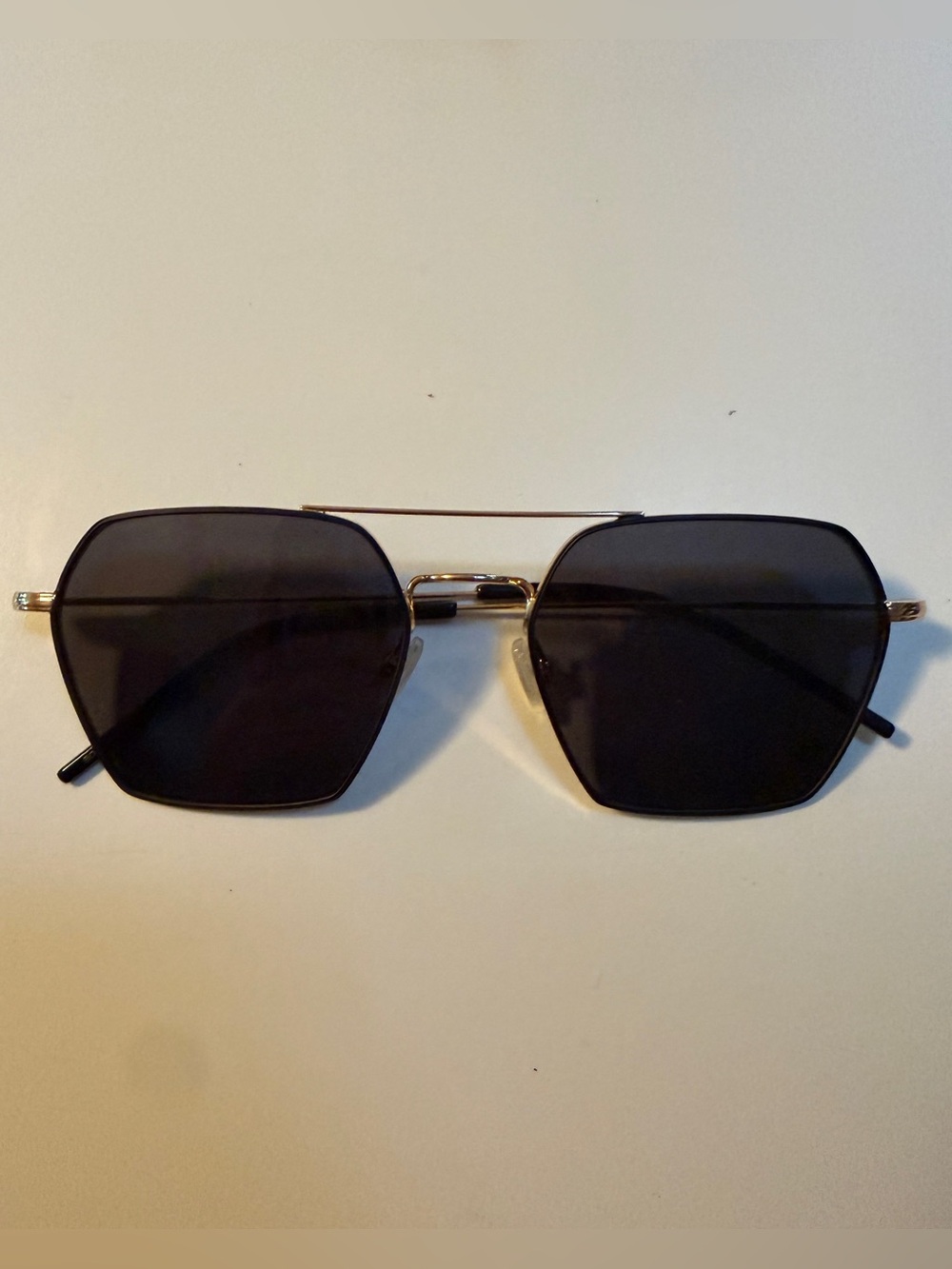 Boss Black Sunglass Temple Arm with Gold Logo